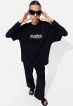 Oversized Printed T-Shirt - Black Ice Spice