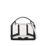 K nova Small Crossbody Bag -white black