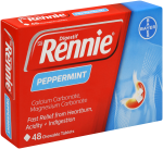 Rennie Peppermint Chewable Tablets 48S