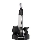 Sportsman SM-418 Electric MINI Shaving Eyebrows Hair Nose Hair Trimmer USB White