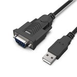 Benfei USB To DB9 Serial 1.8M Cable Black