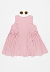 PoP Candy Ruched Pockets Dress - Pink