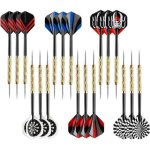 18 Pcs Darts Metal Tip Set Professional Stainless Steel Dart For Dartboard