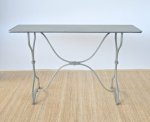 Grey Metal Rect. Table 84X140X43.5CM