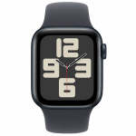 Apple Watch Se Gps 44MM Midnight Aluminum Case With Midnight Sport Band - M l