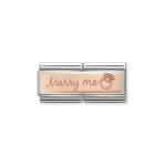 Composable Classic Marry Me And Ring Double Link