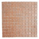 Metallic Texture Mosaic Tangerine Sheet Size 30CM X 30CM