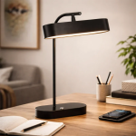 Arco Adjustable LED Table Lamp Black