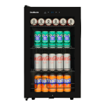 Snomaster 68L Black Table Top Beverage Cooler - SMBC-68