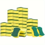 12PCS Kitchen Cleaning Sponge Cutlery Anti-scratch Scrub Sponge For Hotel restaurant commercial