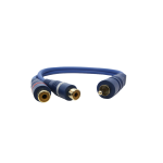 RCA Male To 2X Female Cable 0.3M Blue Fts CM2F30CM