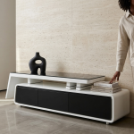 Modern Tv Stand With Storage For A Stylish Living Room - Black
