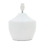 Curved Bell Lampstand White