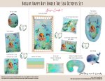 Cot Duvet Bedding Bright Happy Boy Under The Sea Octopus Set