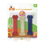 Nylabone Small Dog Value Pack Bacon Chicken Dental Bone - Extra Small