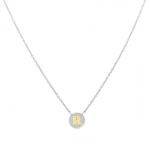 Necklace With Letter R In Gold