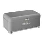 Deluxe Grey With Silver Base Bread Bin - CH725