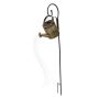 Solar Retro Watering Can Light Metal Iron Garden Decor