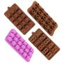 Kitchen Chocolate Silicone Shaping Mold Numbers - Set Of 4 22CM