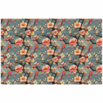 Bolster Cushion Embroidery Blossoms