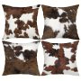 4pcs Vintage Polyester Cushion Cover Cushion Cover Pillow Cover Room Decor Bedroom Decor Sofa Decor Collectible Buildings Accessories (Cushion Is Not Included)