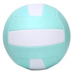 Texvora 9.9-10.6 Oz Volleyball Size 5 8.7 In Soft Pu Blue And White For Competition Training Indoor And Outdoor