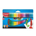 Maped Crayon Wax Colorpeps Triangular 24S