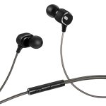Intouch Explosive Wired Earphones – Black & Silver