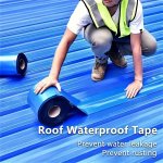 Industrial-grade Metal Roof Waterproof Tape 10CM X 500CM - Leak-proof Sealing Adhesive For Roof Surfaces Waterproof & Rust Preve