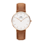 Classic Durham Rose Gold Eggshell White 36MM Watch