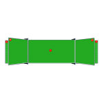 Educational Board Non-magnetic Chalkboard 1220 1220 - Chalk Squares - Side Panel - Option A