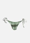 Bikini Bottom - Green & Cream