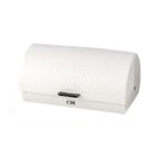 Waves Design Rolltop Bread Bin White