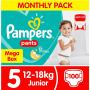 Pampers Pants Active Baby Size 5 Monthly Pack - 100 Nappies 12-18KG