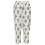 Purple Paisley Print Pants