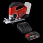 Einhell Li Jig Saw & 2.5AH Starter Kit Te-js 18/80