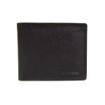 Bossi Print Small Billfold Wallet With Tab Inside - Black