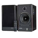 Microlab Solo 26 2.0CH Multimedia Bookshelf Speaker System With Exquisite Dark Wooden Finishing And Built With Bluetooth 2RCA Op