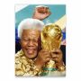 Nelson Mandela World Cup Trophy Poster - A1