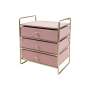 3 Drawer Jewellery Organiser Pink