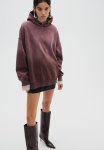 Oversized Hoodie - Dark Brown ombre