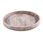 Sunset Glow Wooden Tray - Large