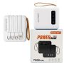Ultra-compact 7 200MAH Portable Power Bank.