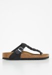 Birkenstock Gizeh Braided Fl Waxy Oiled Leather Regular - Black
