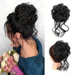 Messy Donut Hair Buns Updo Chignon With Elastic Hair Rope Synthetic Hair Extensions Elegant For Daily Use Hair Accessories