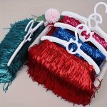 1PC 7.1-INCH 18CM Wide Sequin Fringe Lace Trim In Assorted Colors Tassel Decoration For Stage Costumes & Curtain Accents Length