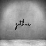 Gather - L 450MM Grey Font 1