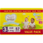 Made 4 Baby Dryprotect Value Pack Baby Nappies Midi 57 Nappies