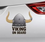 Viking Baby On Board Sticker