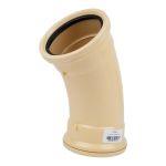 Polyprop Bend 45DEG Ug 110MM Satas- 2 Pack
